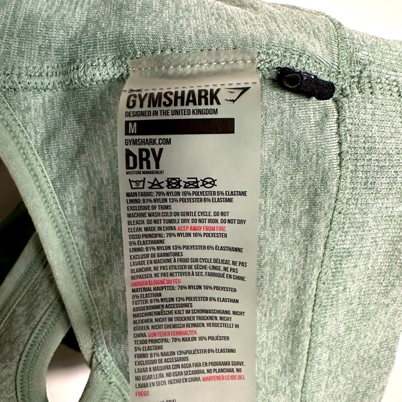 Green Adapt Seamless Gymshark Sports Bra - Picture 4 of 4